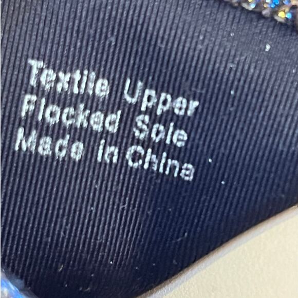 Jewel Badgley Michka Women's 7 Black/Tan Fabric Leopard Print Flocked Sole Shoe - Picture 3 of 10